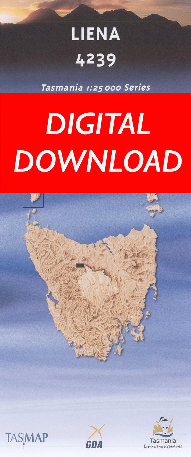 Cover of digital Liena 4239 1:25 000 map