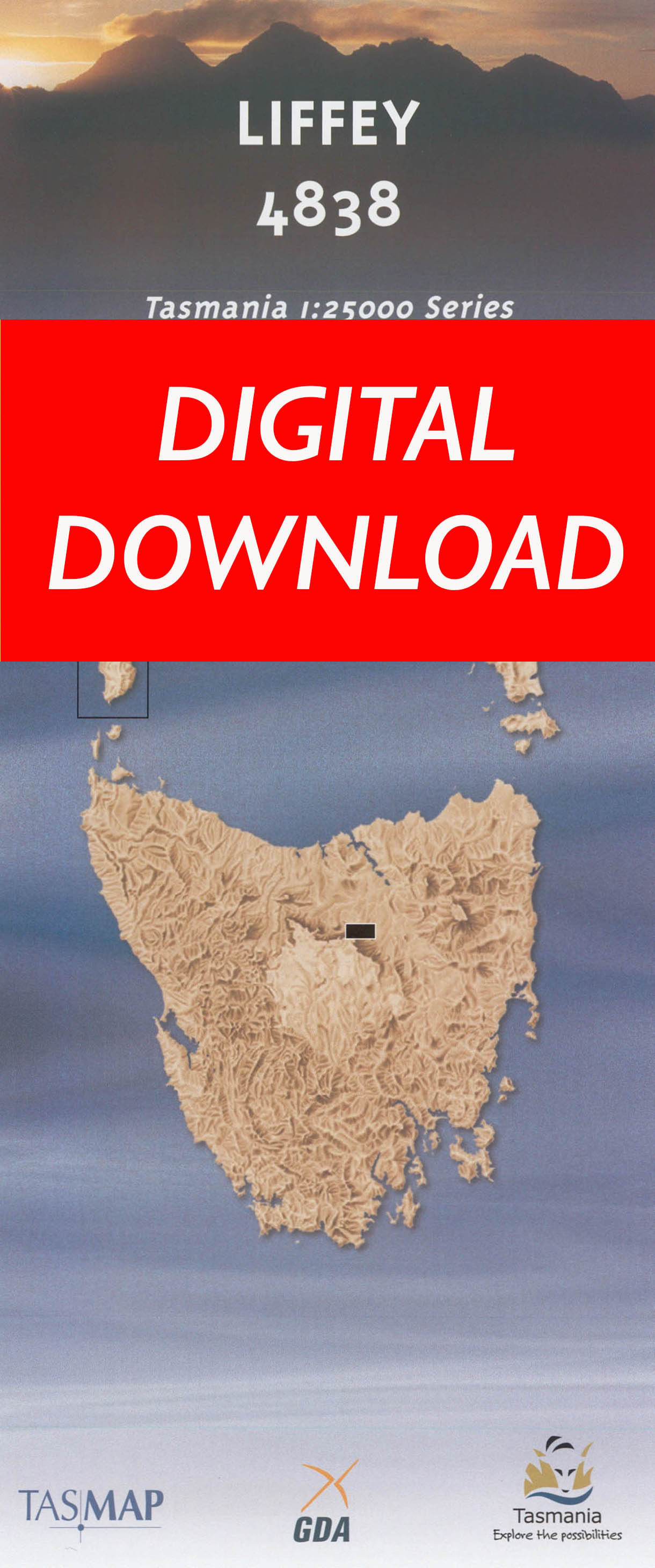 Cover of digital Liffey 4838 1:25 000 map