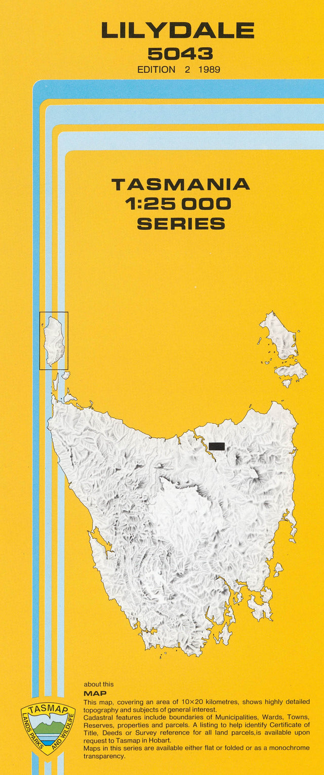 Cover of Lilydale 5043 1:25 000 map