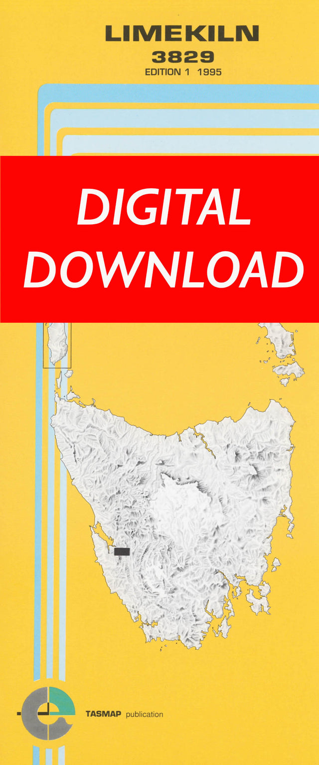 Cover of digital Limekiln 3829 1:25 000 map