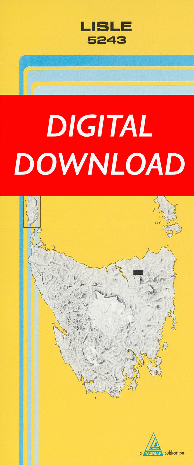 Cover of digital Lisle 5243 1:25 000 map