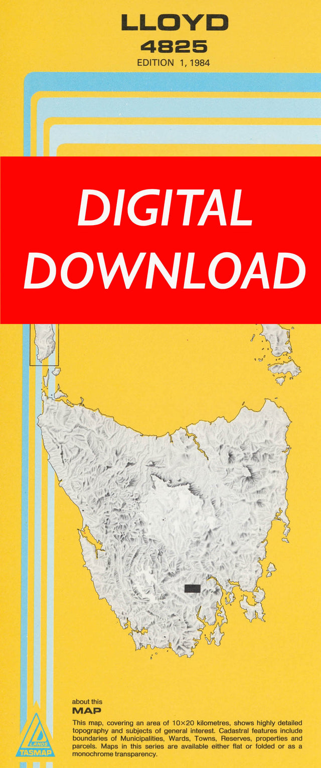 Cover of digital Lloyd 4825 1:25 000 map