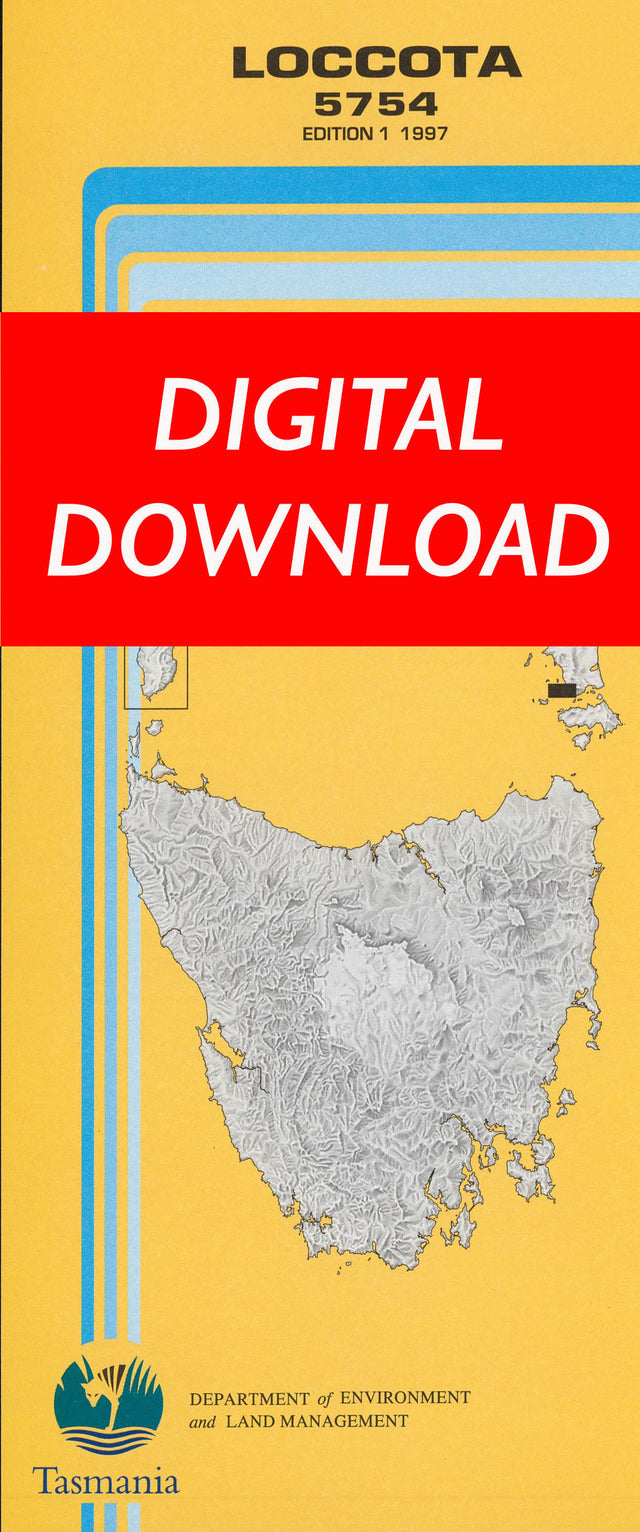 Cover of digital Loccota 5754 1:25 000 map