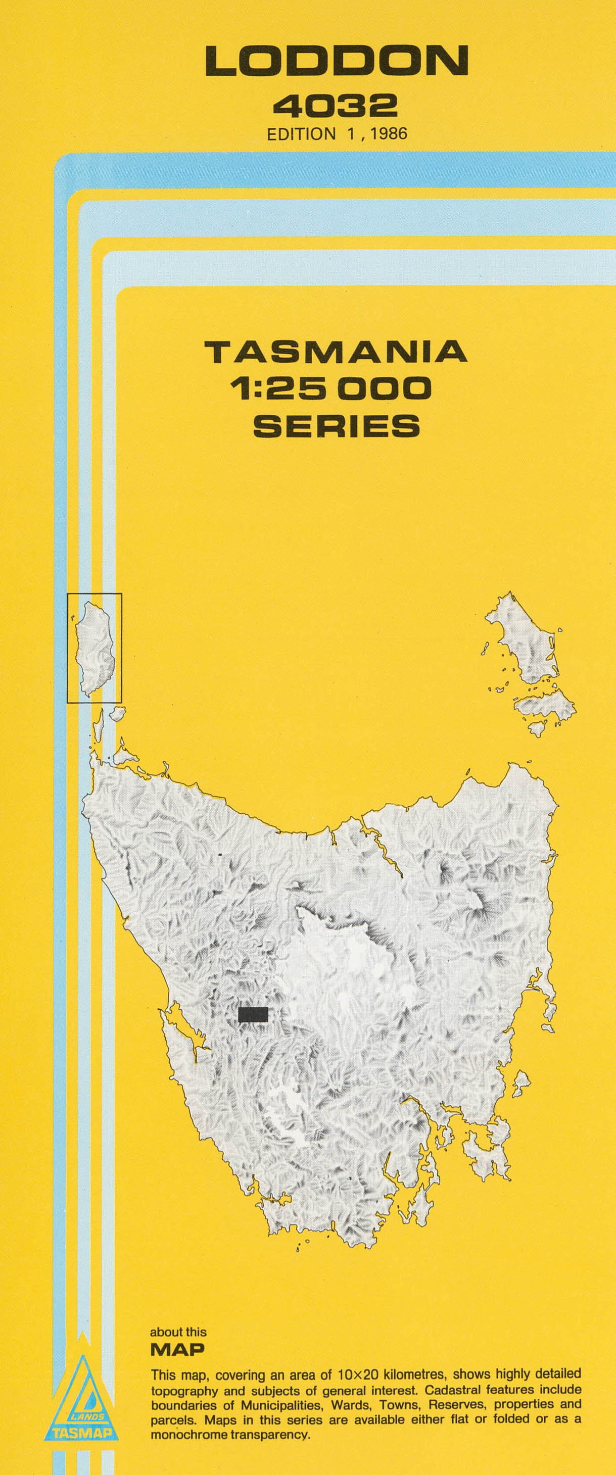 Cover of Loddon 4032 1:25 000 map