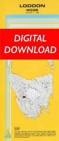 Cover of digital Loddon 4032 1:25 000 map
