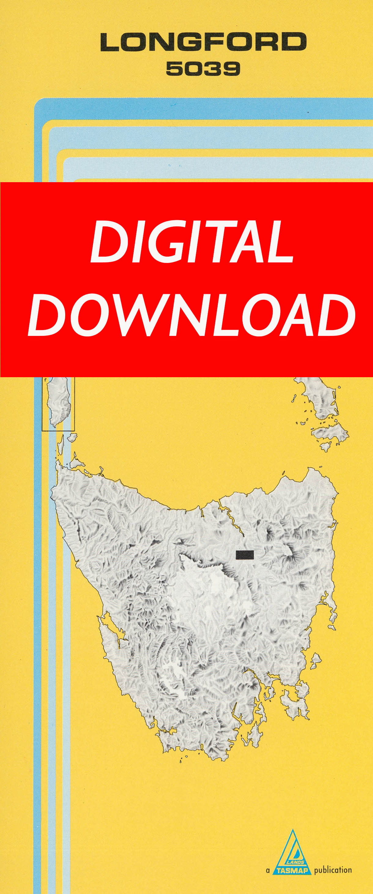 Cover of digital Longford 5039 1:25 000 map