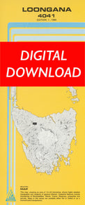 Cover of digital Loongana 4041 1:25 000 map