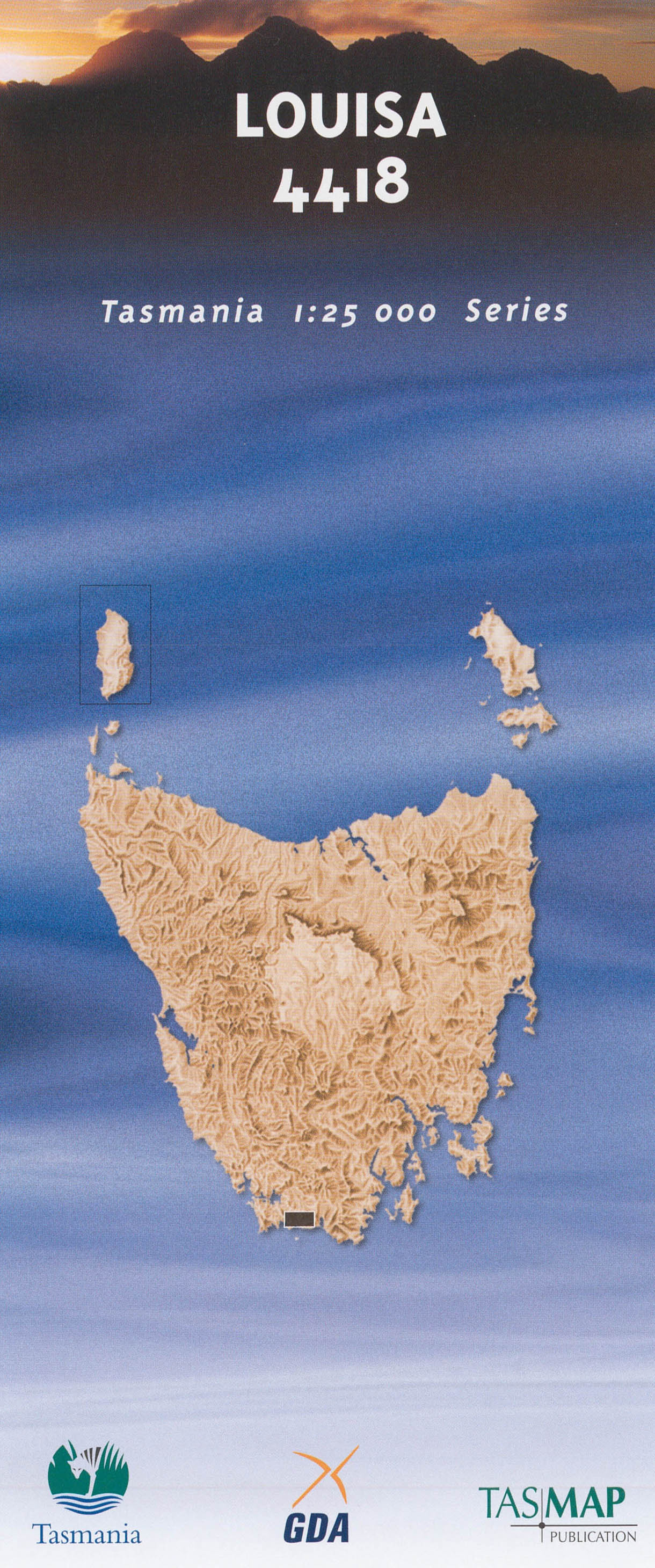 Cover of Louisa 4418 1:25 000 map