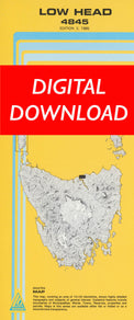 Cover of digital Low Head 4845 1:25 000 map