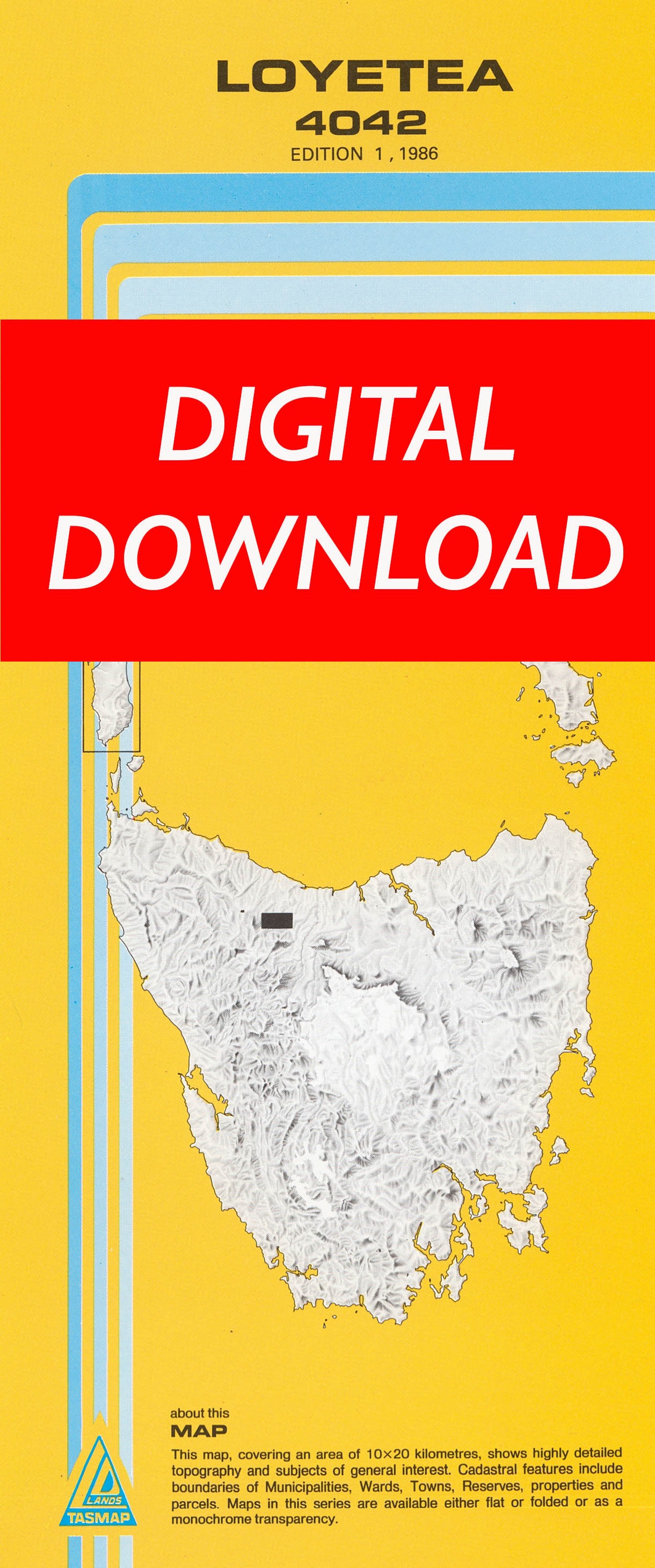 Cover of digital Loyetea 4042 1:25 000 map