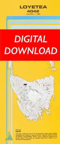 Cover of digital Loyetea 4042 1:25 000 map