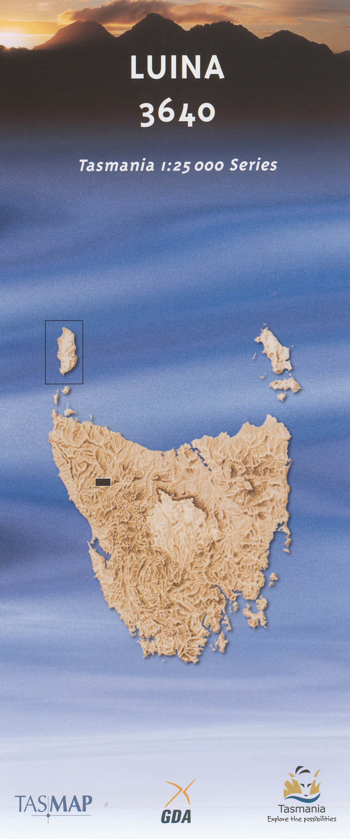 Cover of Luina 3640 1:25 000 map