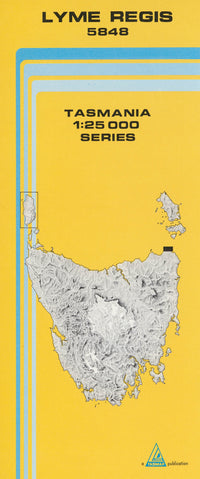 Cover of Lyme Regis 1:25 000 map