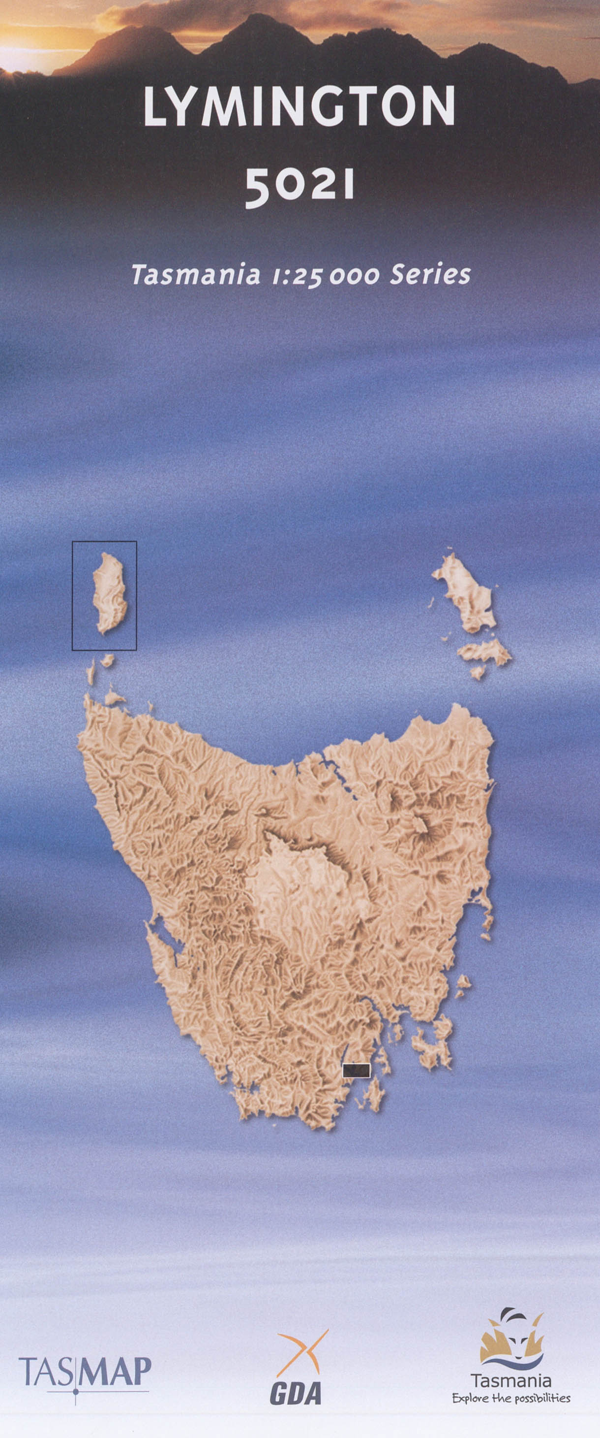 Cover of Lymington 5021 1:25 000 map