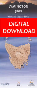 Cover of digital Lymington 5021 1:25 000 map