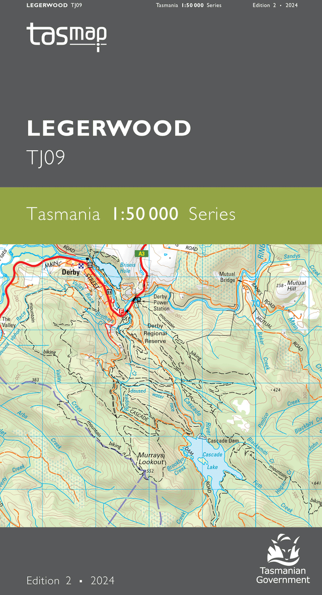 Cover of Legerwood TJ09 1:50 000 Series map