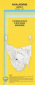 Cover of Majors 4231 1:25 000 map