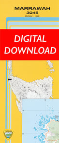 Cover of digital Marrawah 3046 1:25 000 map