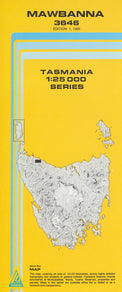 Cover of Mawbanna 3646 1:25 000 map