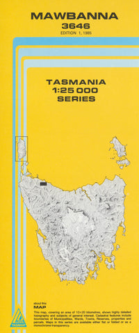 Cover of Mawbanna 3646 1:25 000 map
