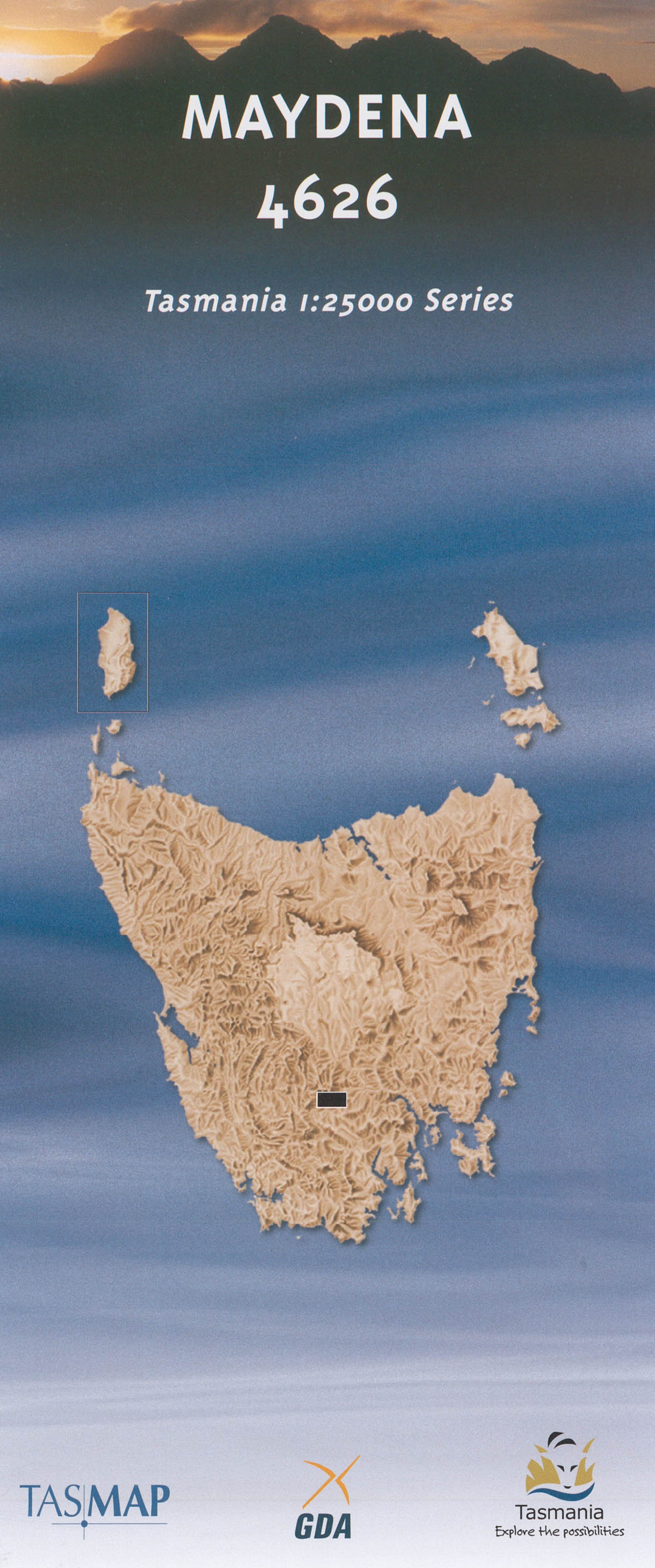 Cover of Maydena 4626 1:25 000 map