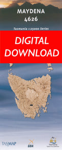 Cover of digital Maydena 4626 1:25 000 map