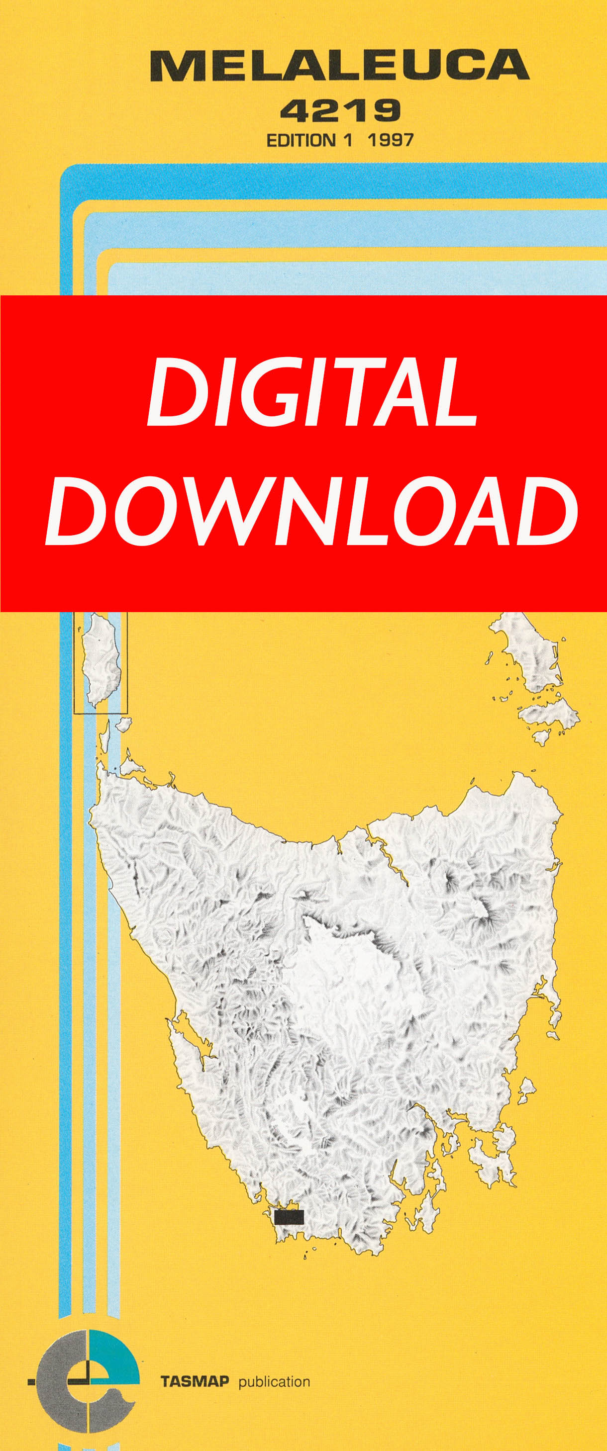 Cover of digital Melaleuca 4219 1:25 000 map