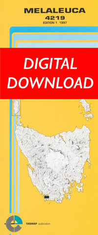 Cover of digital Melaleuca 4219 1:25 000 map