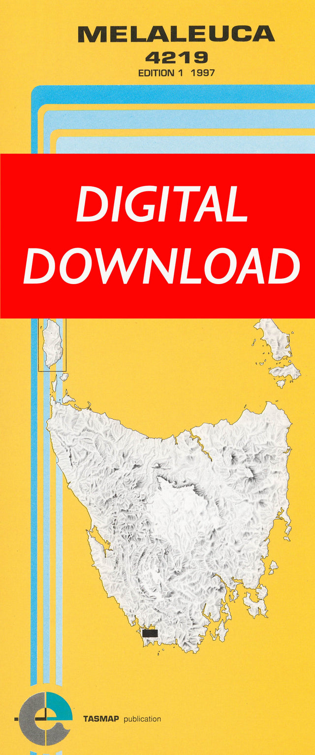 Cover of digital Melaleuca 4219 1:25 000 map