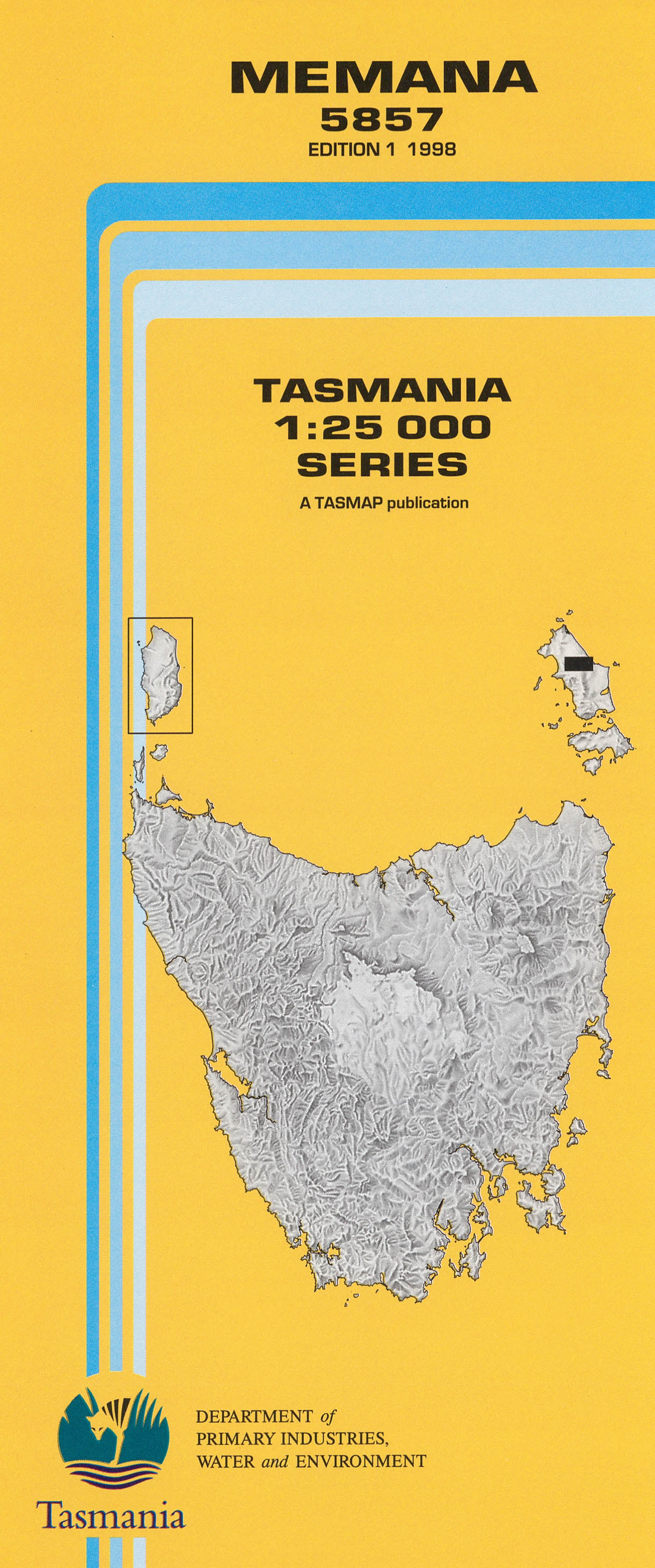 Cover of Memana 5857 1:25 000 map