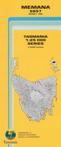 Cover of Memana 5857 1:25 000 map