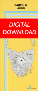 Cover of digital Miena 4635 1:25 000 map