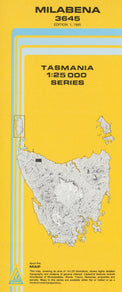 Cover of Milabena 3645 1:25 000 map