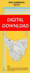 Cover of digital Milabena 3645 1:25 000 map