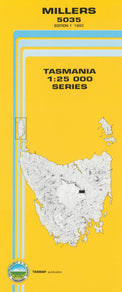 Cover of Millers 5035 1:25 000 map