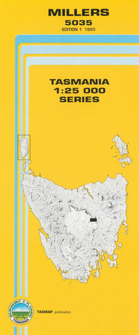 Cover of Millers 5035 1:25 000 map