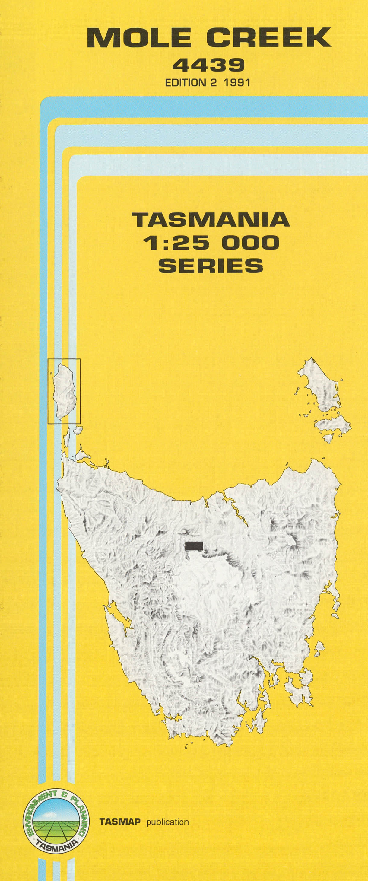 Cover of Mole Creek 4439 1:25 000 map
