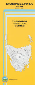 Cover of Monpeelyata 4634 1:25 000 map
