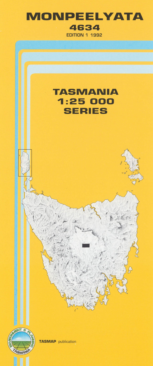 Cover of Monpeelyata 4634 1:25 000 map