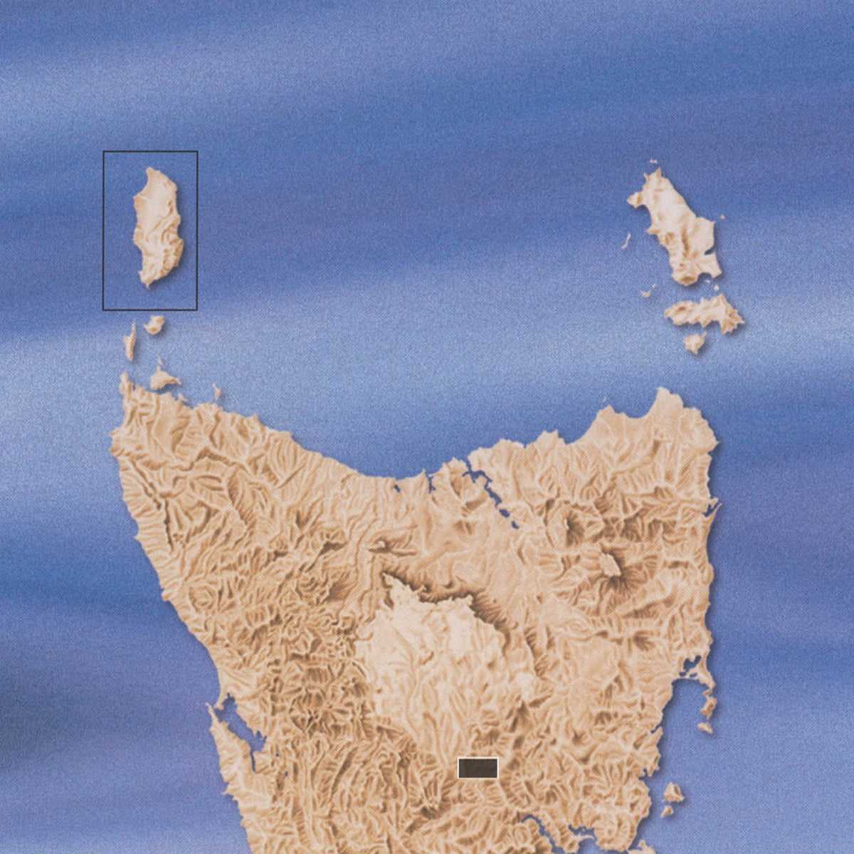 Montacute 1:25000 Topographic/Cadastral Map – TASMAP