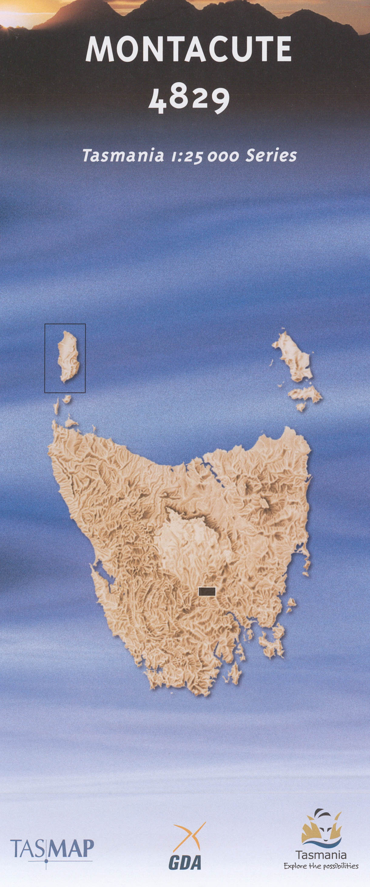 Cover of Montacute 482 1:25 000 map
