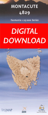 Cover of digital Montacute 482 1:25 000 map
