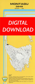 Cover of digital Montagu 3248 1:25 000 map