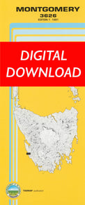 Cover of digital Montgomery 3626 1:25 000 map