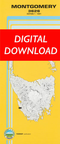Cover of digital Montgomery 3626 1:25 000 map