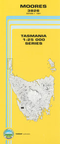Cover of Moores 3826 1:25 000 map