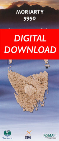 Cover of digital Moriarty 5950 1:25 000 map