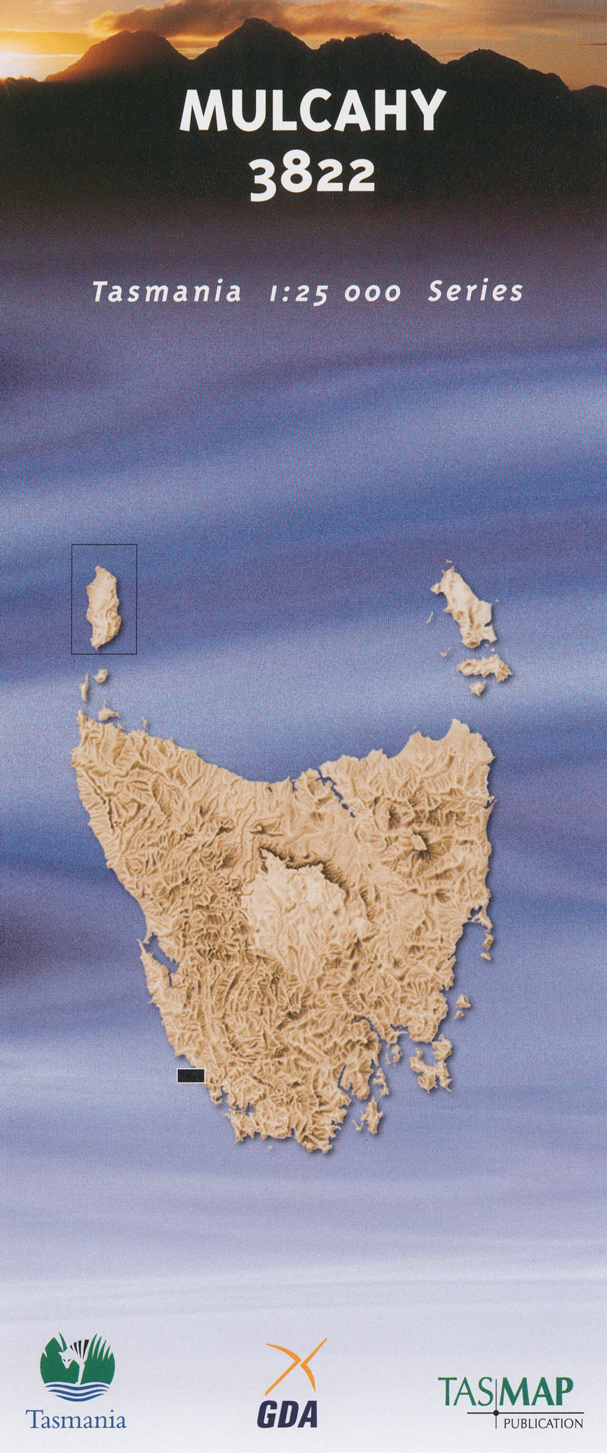 Cover of Mulcahy 3822 1:25 000 map