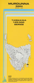 Cover of Murdunna 5624 1:25 000 map