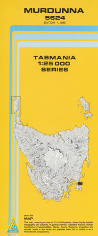 Cover of Murdunna 5624 1:25 000 map